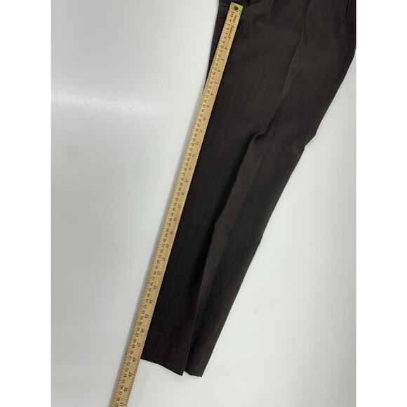 Lauren Ralph Lauren Womens Dress Pants Size 10 Brown Wool Blend VTG - Picture 10 of 12